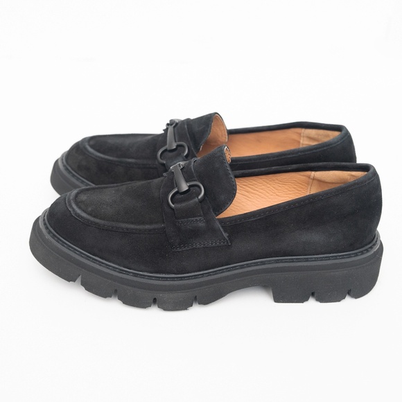 Söfft - Black Suede Satara Loafers Women’s Size 10M NIB - Picture 1 of 13